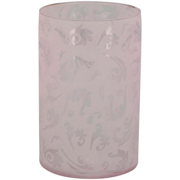Windlicht pink 25 cm